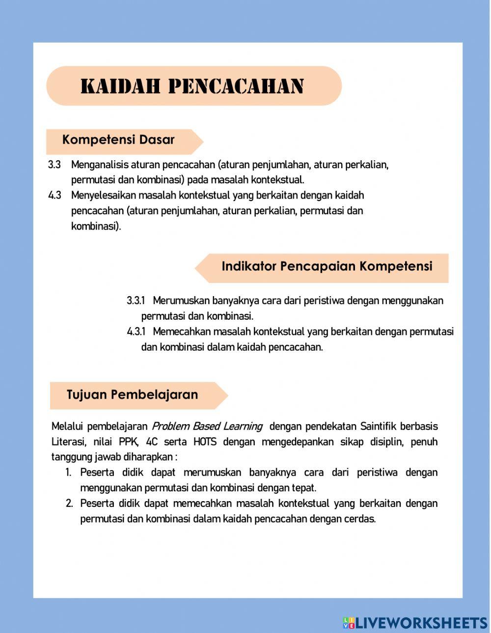 Lembar Kerja Peserta Didik (LKPD)