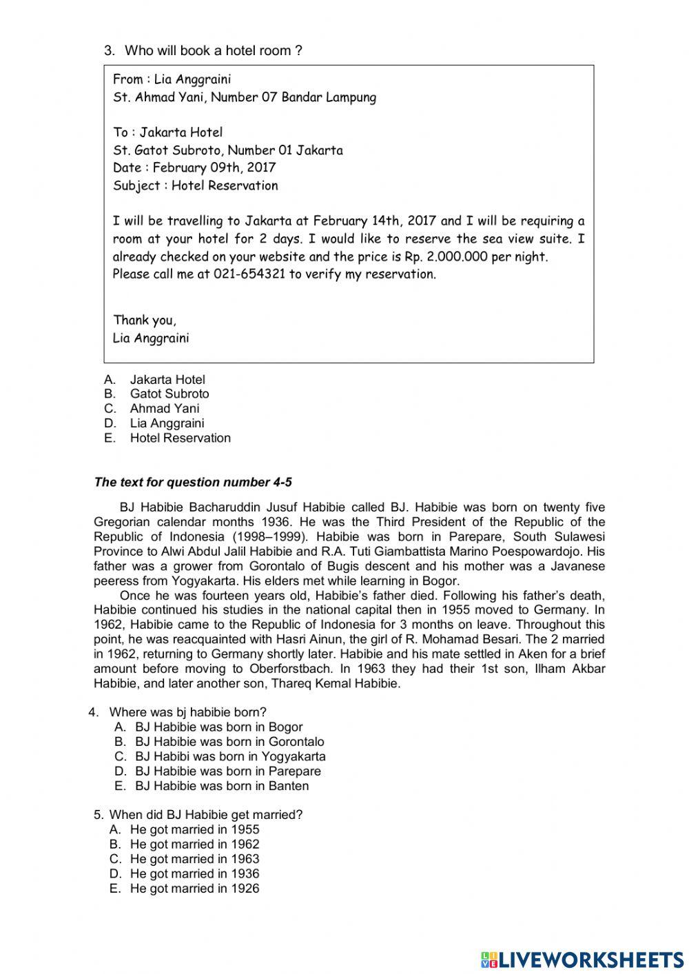 Soal pas exercise for x ips live worksheets