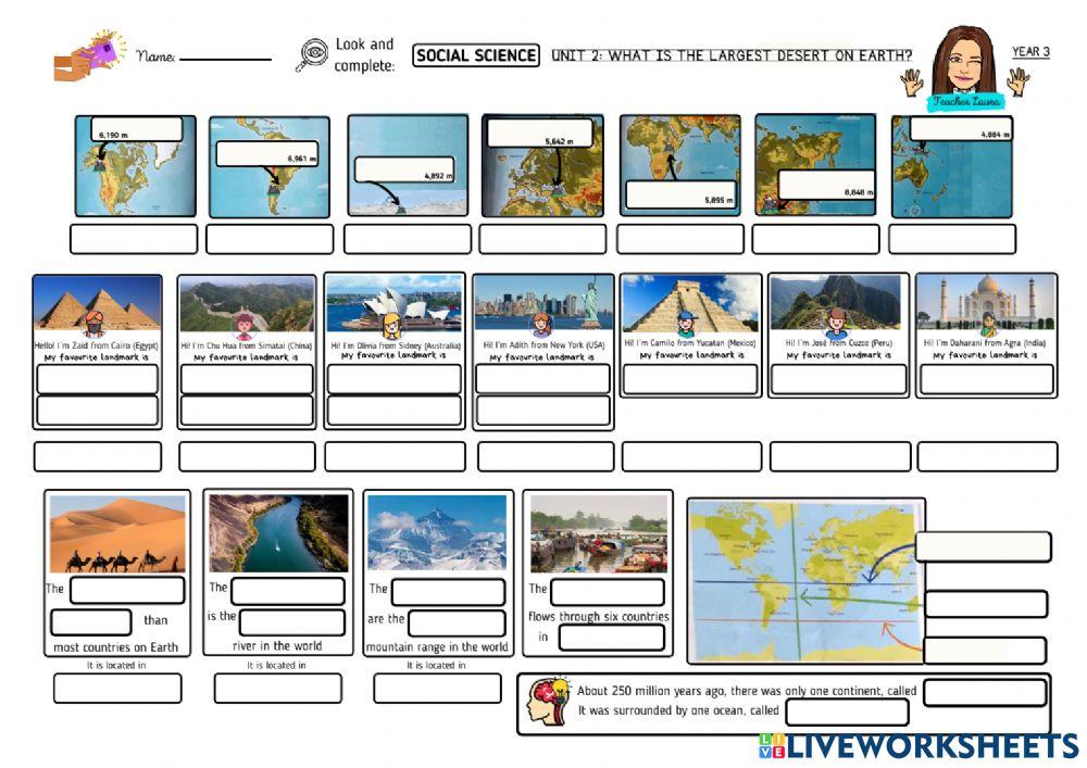 Unit 2: what is the largest desert on earth?