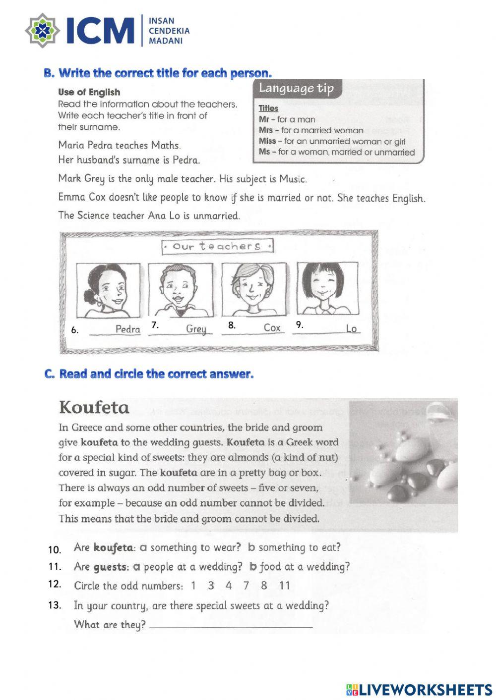 Assessment English unit 2