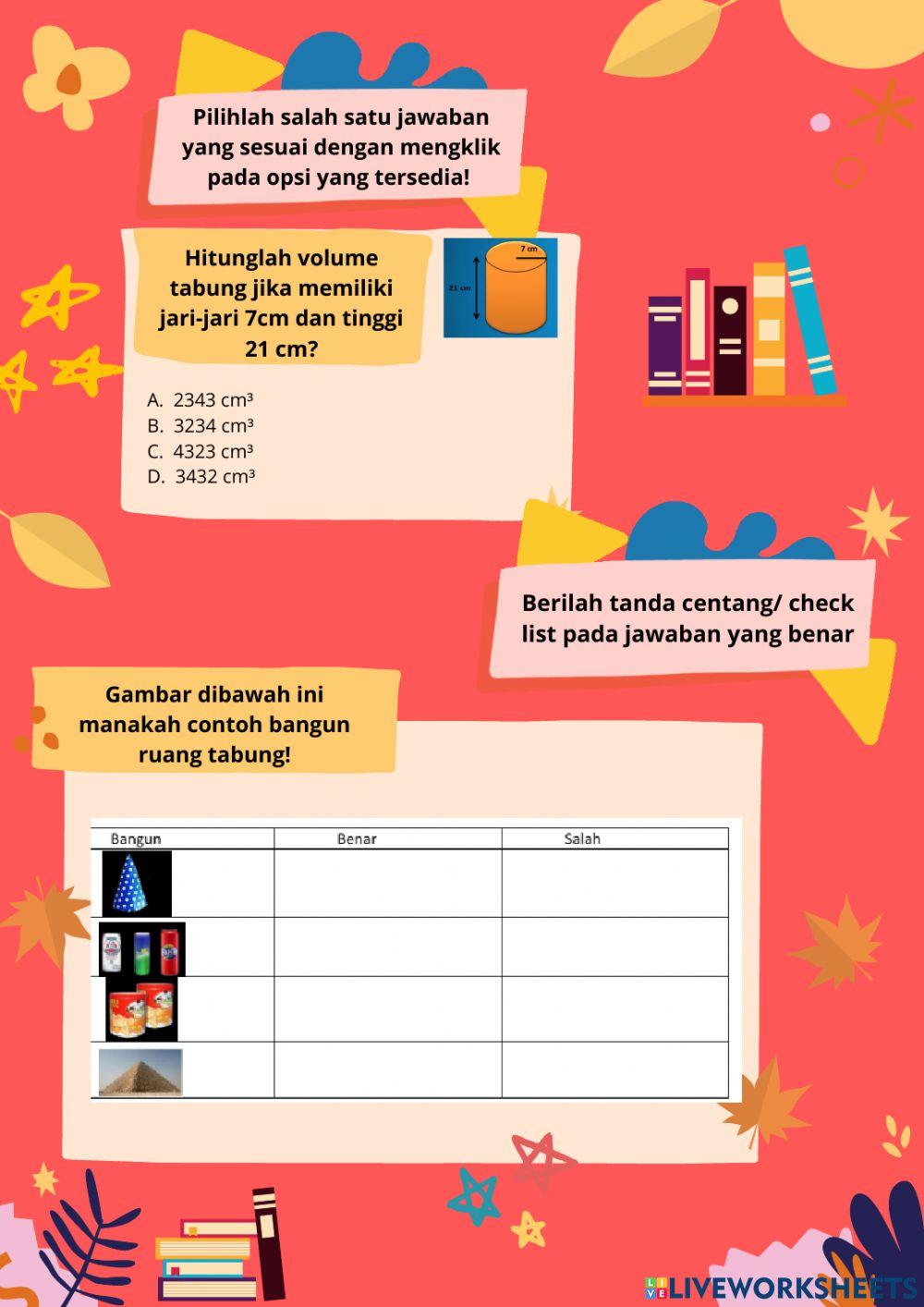 Matematika kelas 6 bangun ruang