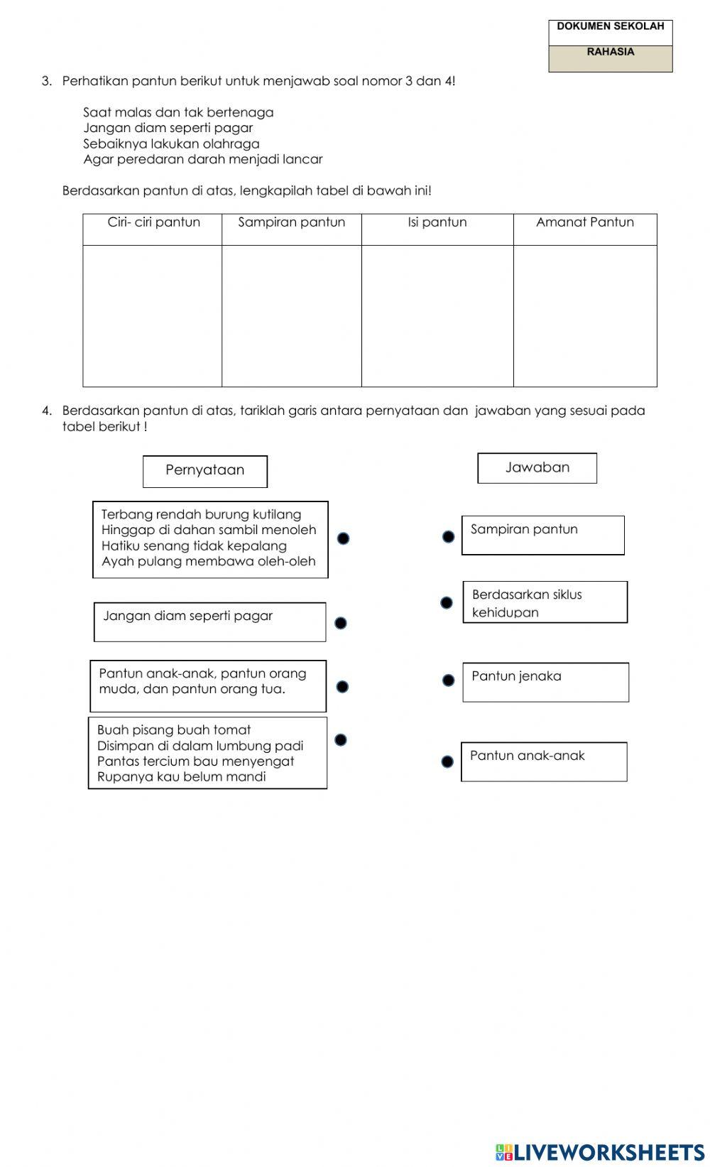 Ulangan semester tema 4