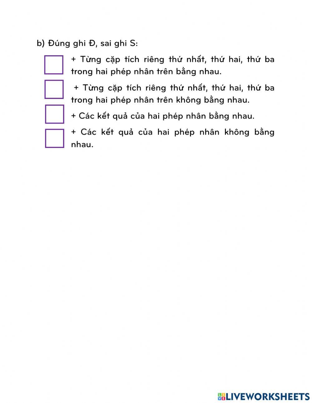 Nhân với số có ba chữ số