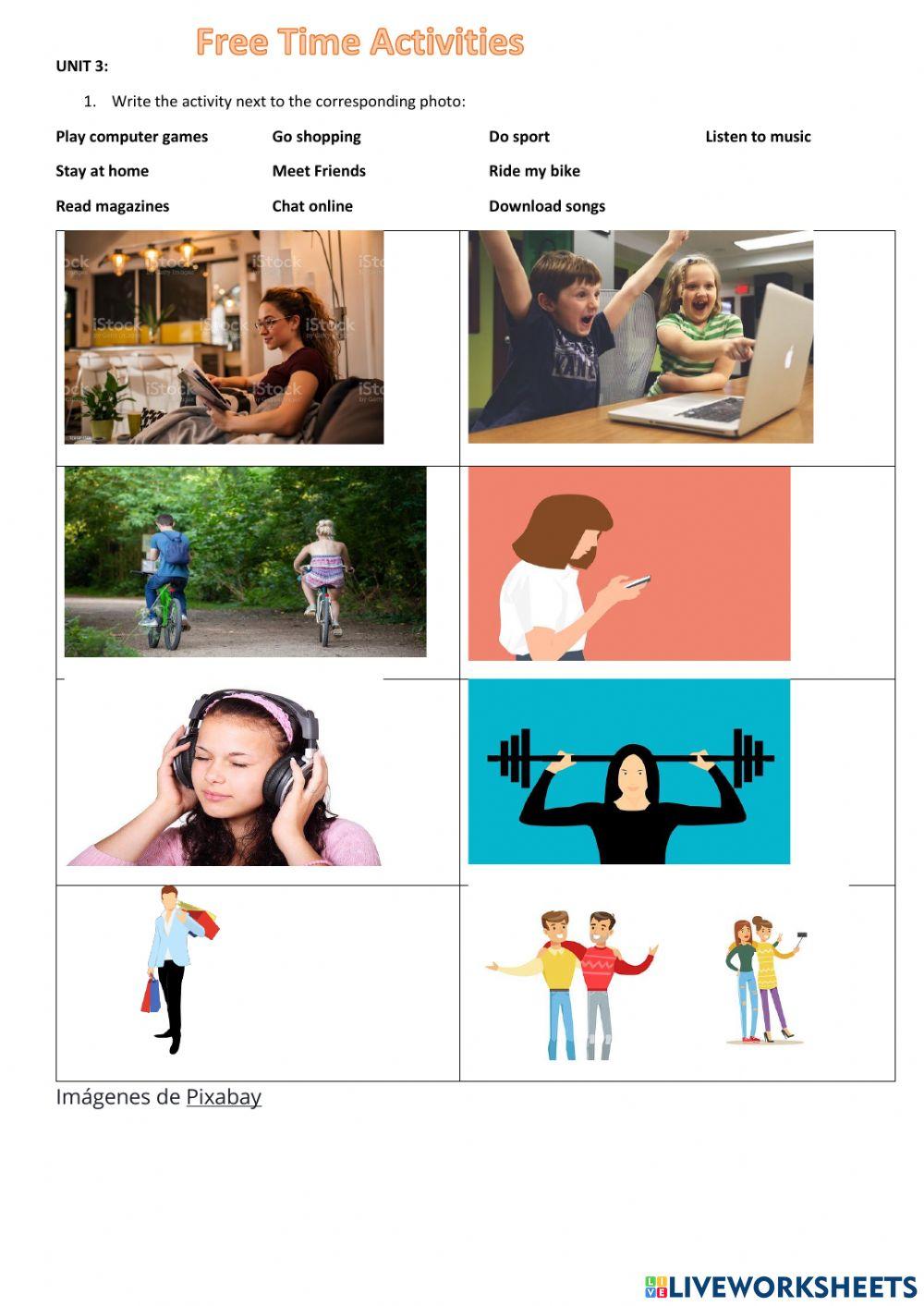 Free time activities