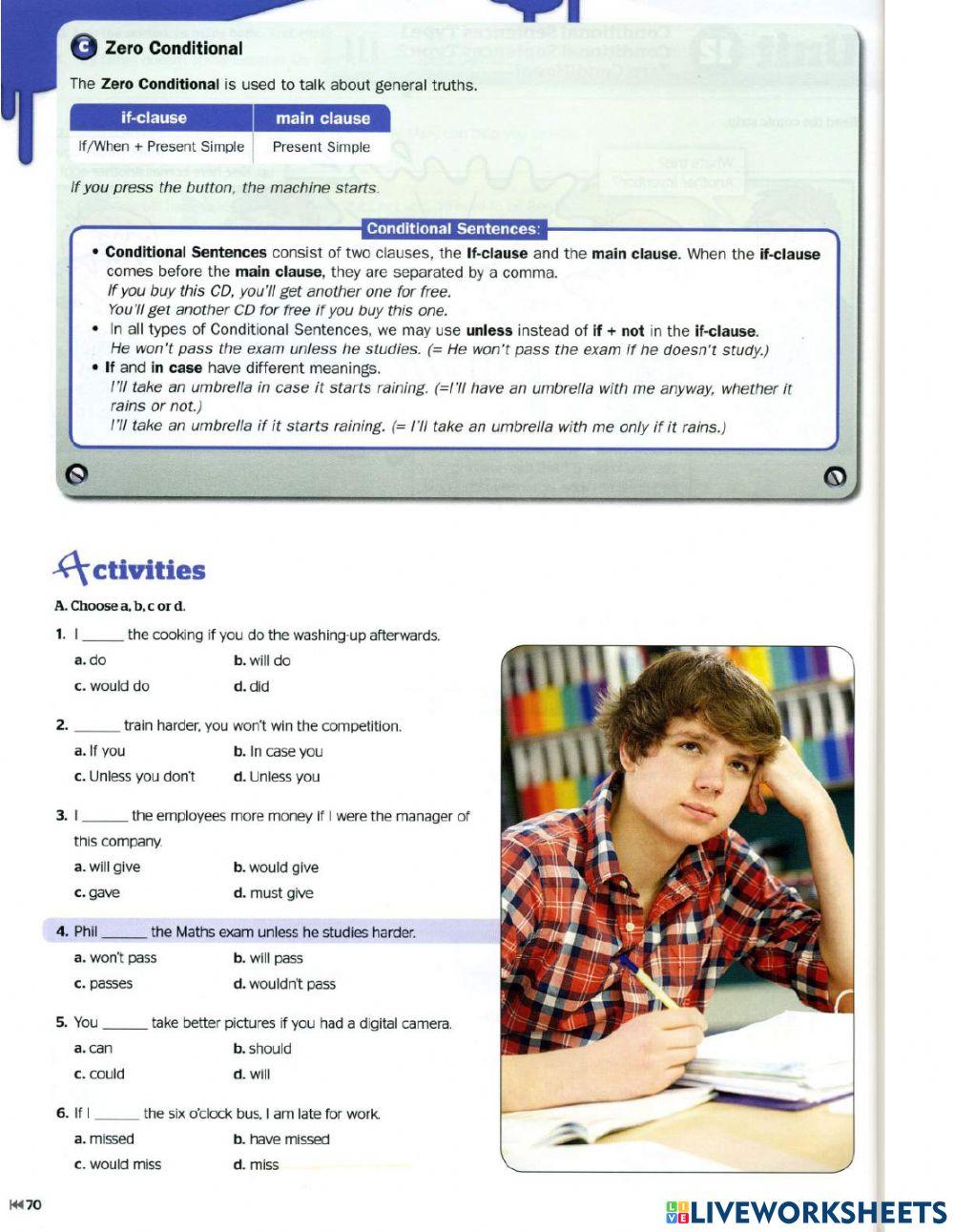 Conditionals Types 0, 1, 2