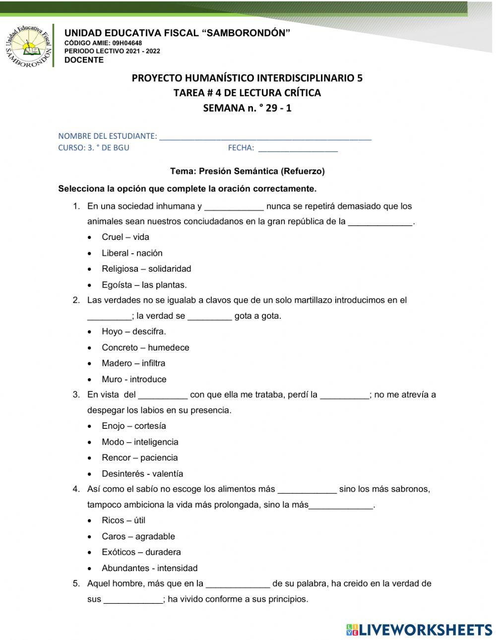 Refuerzo de Precisión semántica