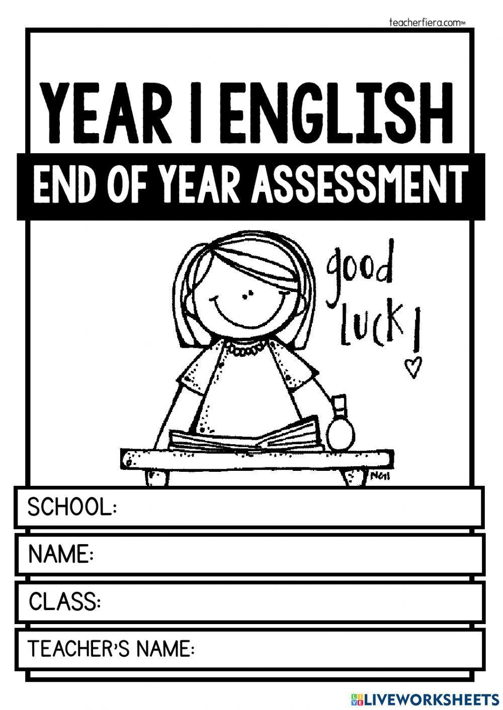 Year 1 English (End of Year Assessment)