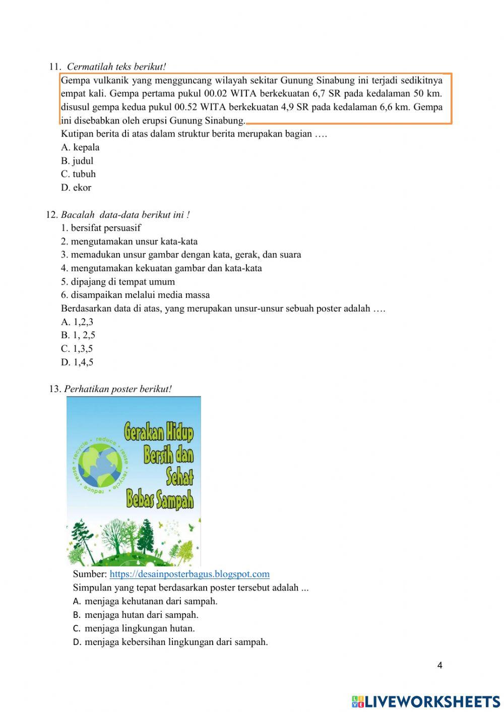 Pas bahasa indonesia kelas 8