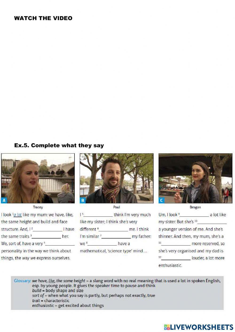 Listening - Video Interview (BBC)