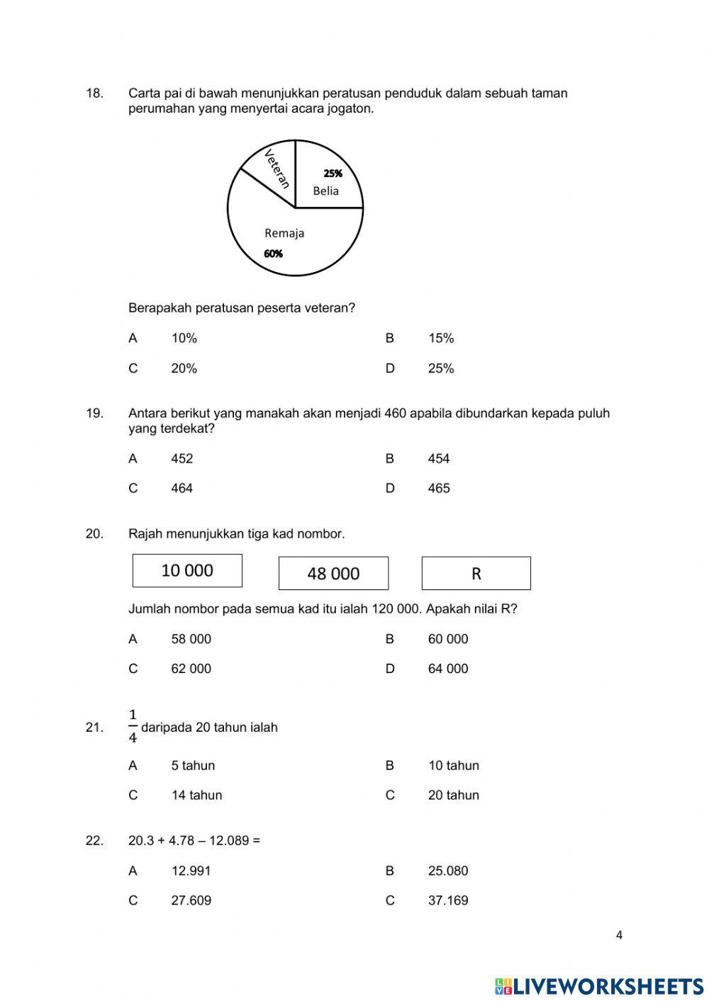 Matematik Kertas 1