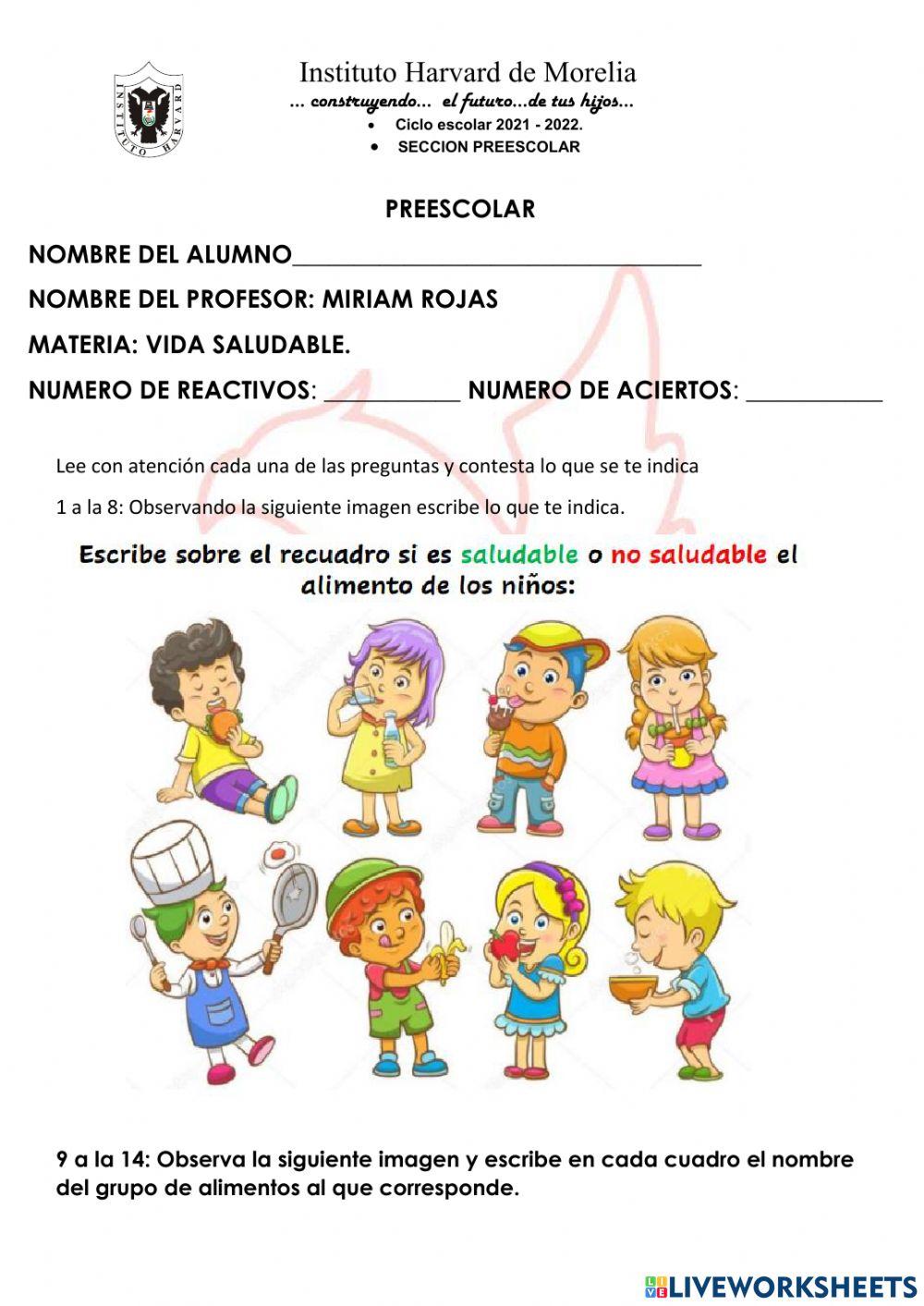 Examen vida saludable