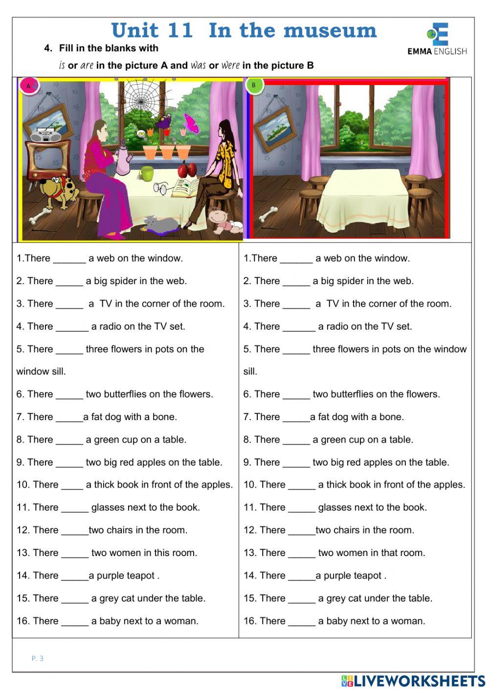 There was There were