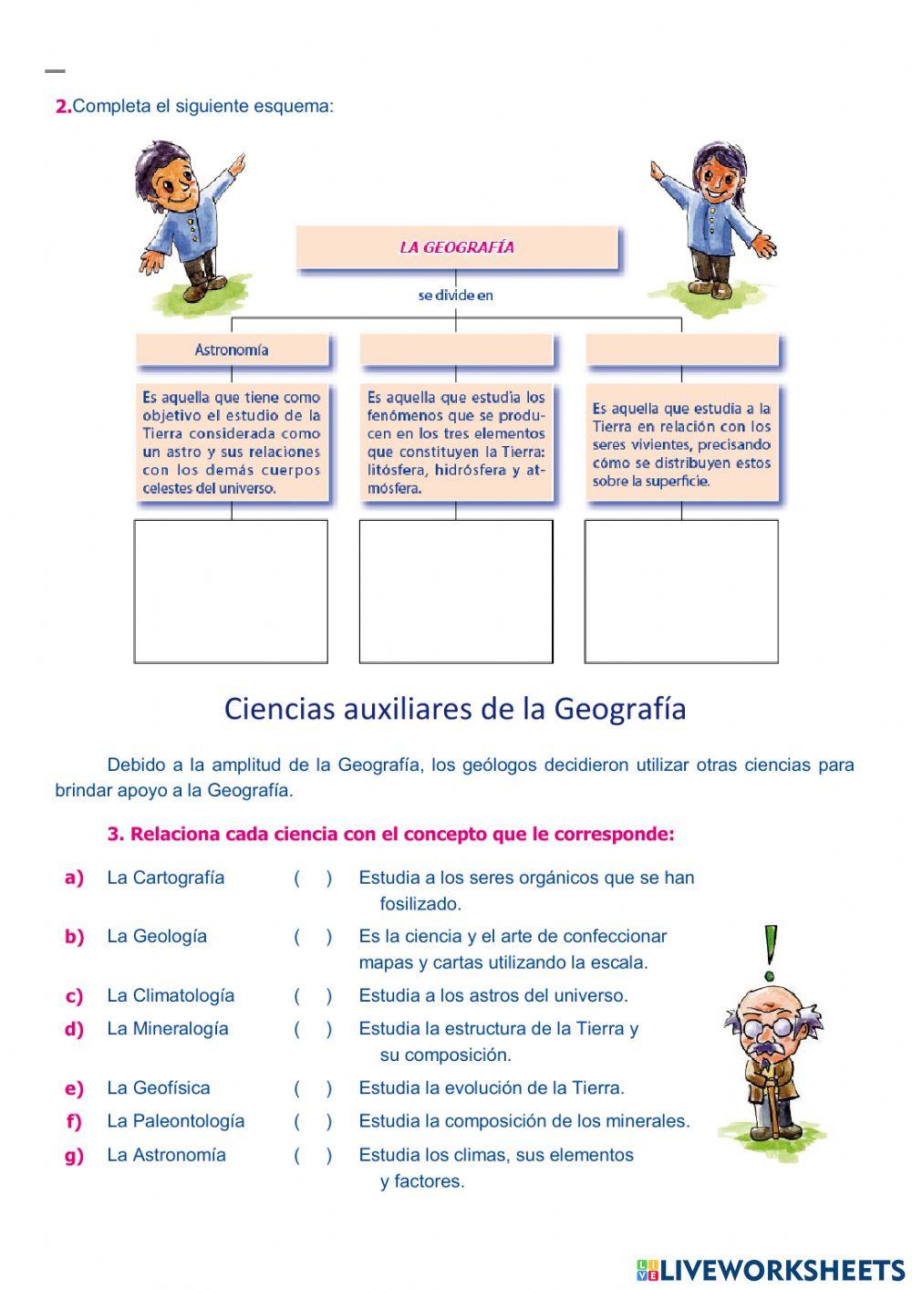 División de la geografía