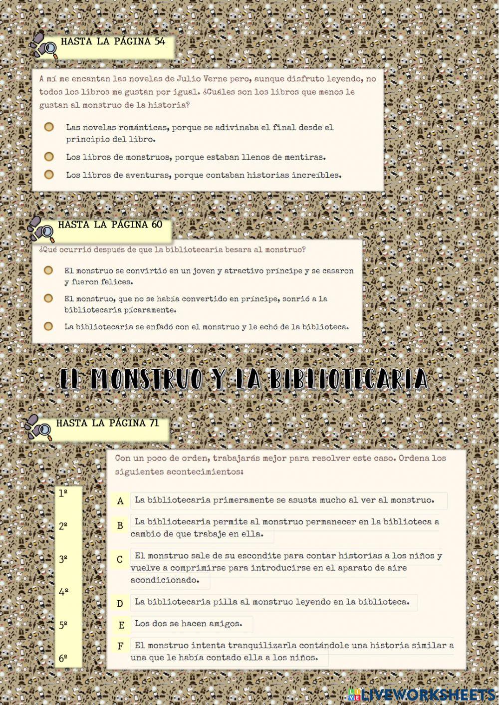 El monstruo y la bibliotecaria