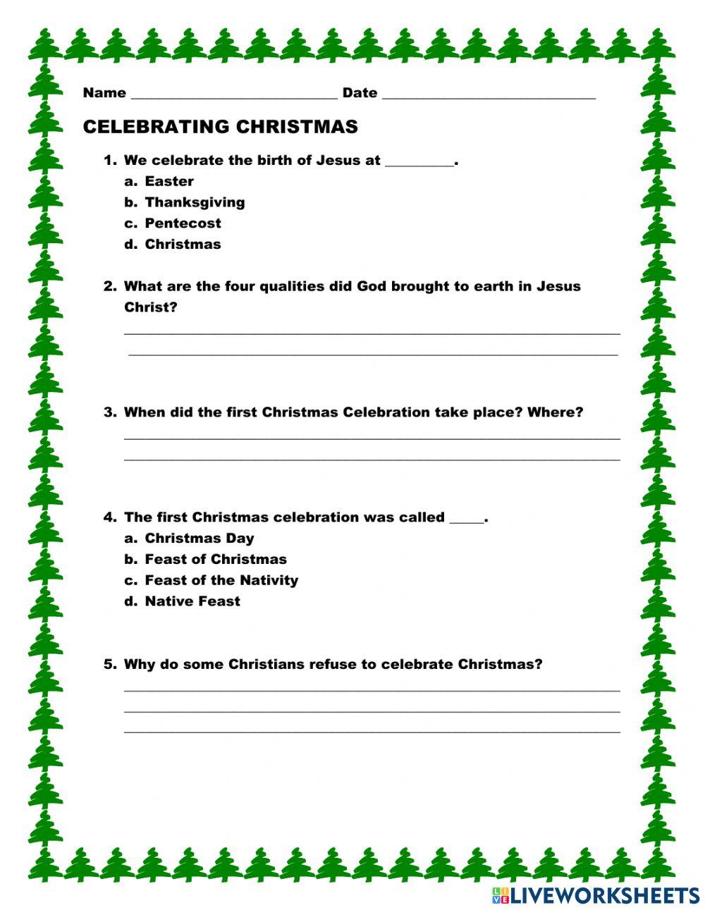 Celebrating Christmas