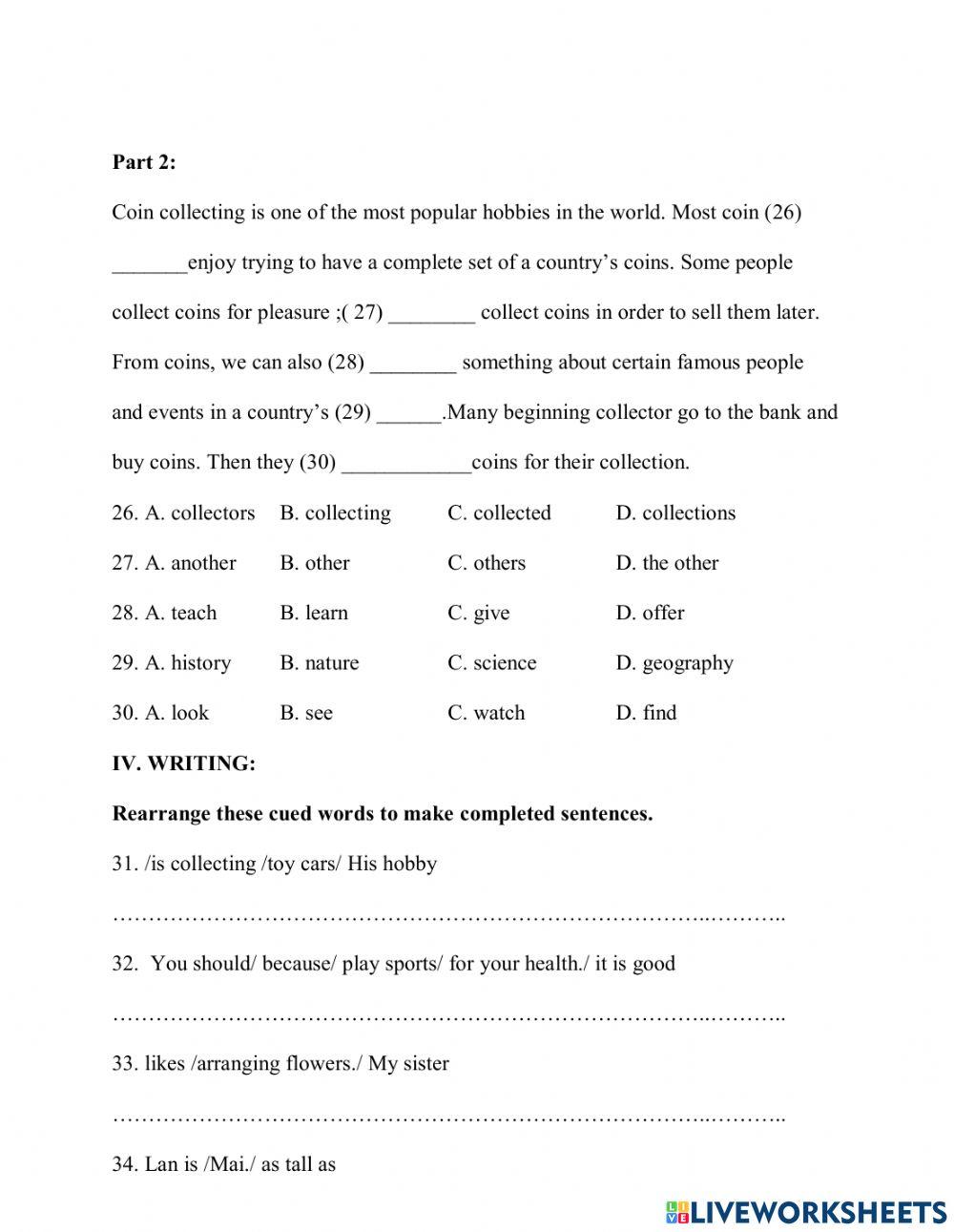 Đề cương ôn tập thi giữa kỳ 1 - 1