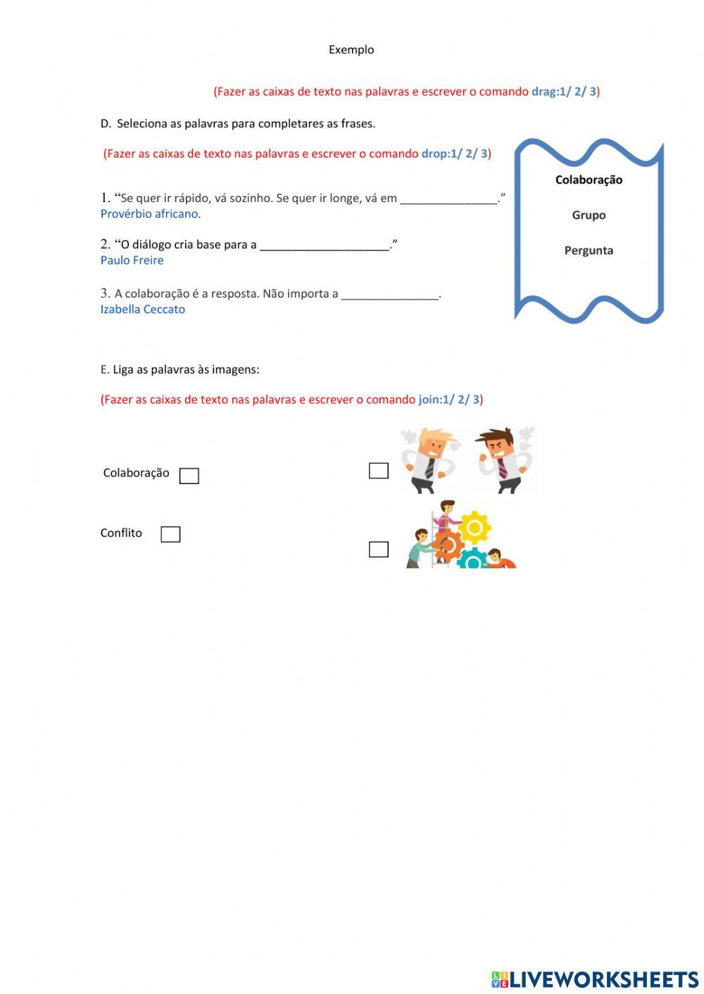 Trabalho colaborativo