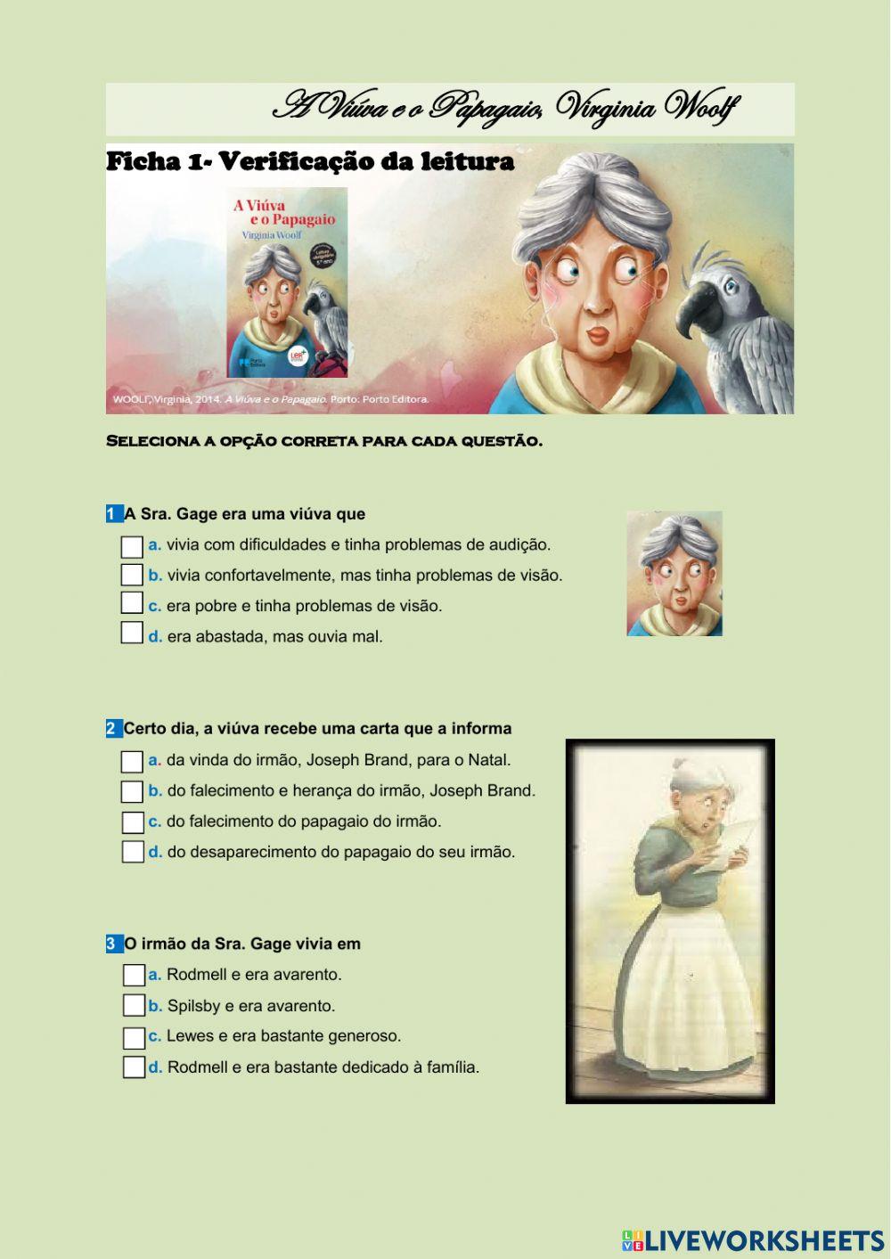 A Viúva e o Papagaio