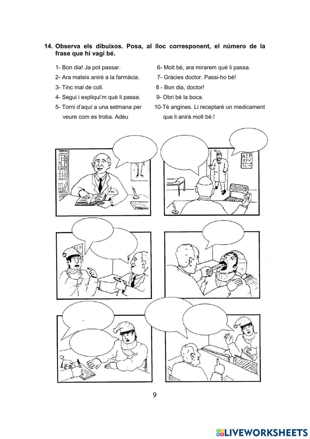 Els oficis - conversa amb el metge