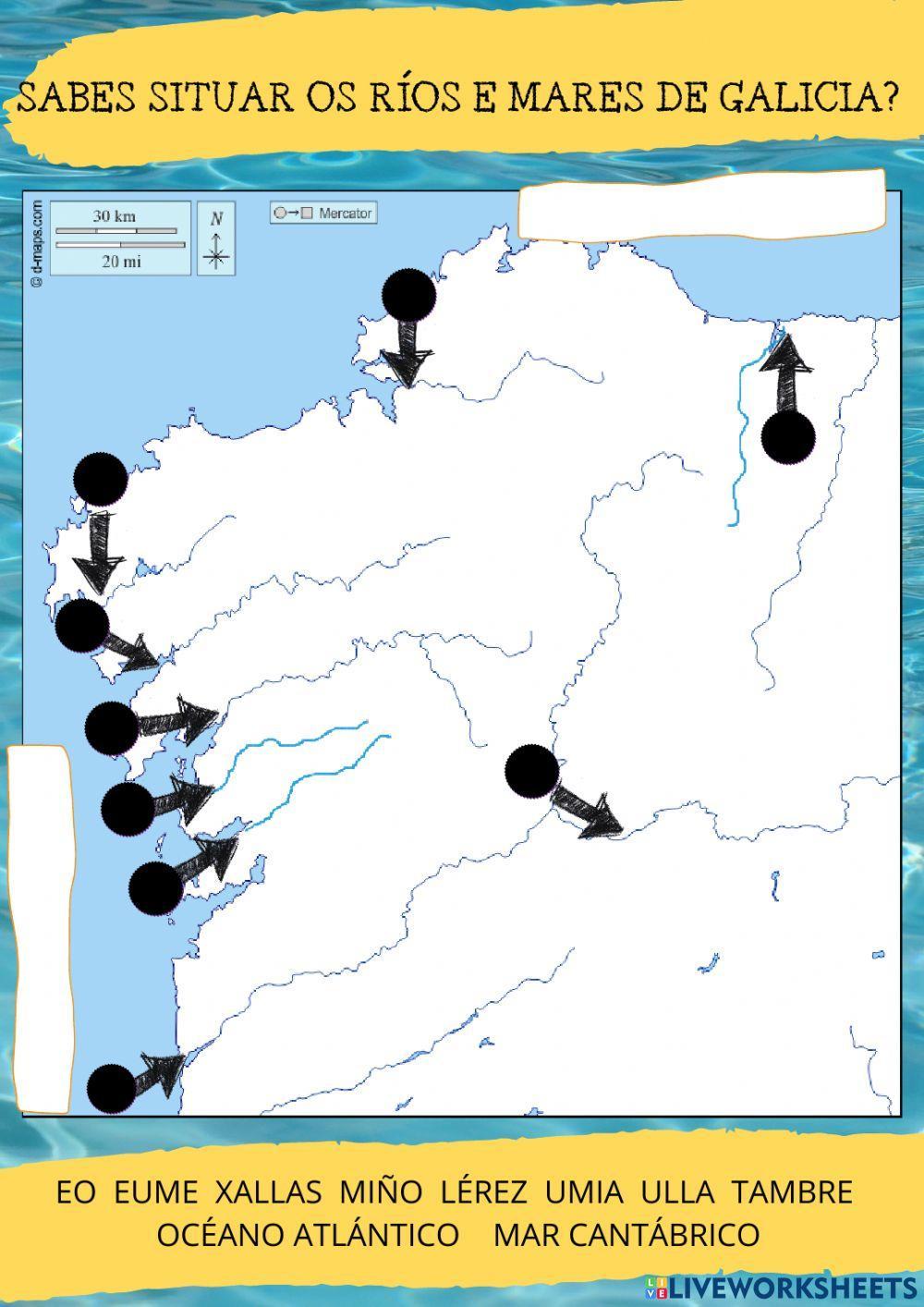 Ríos e mares de Galicia