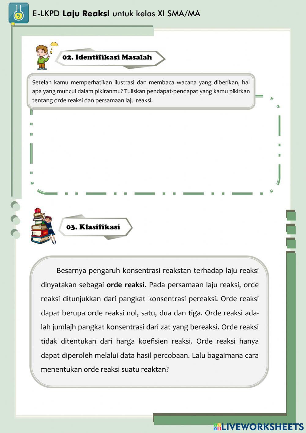 Laju Reaksi: Orde Reaksi & Persamaan Laju Reaksi
