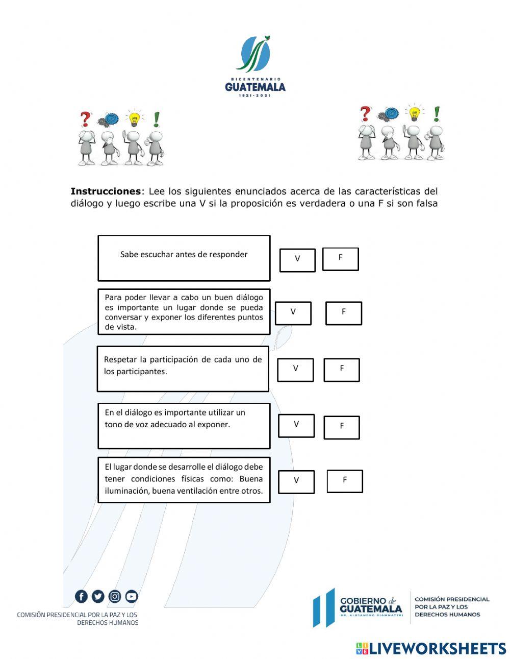 Característica del dialogo
