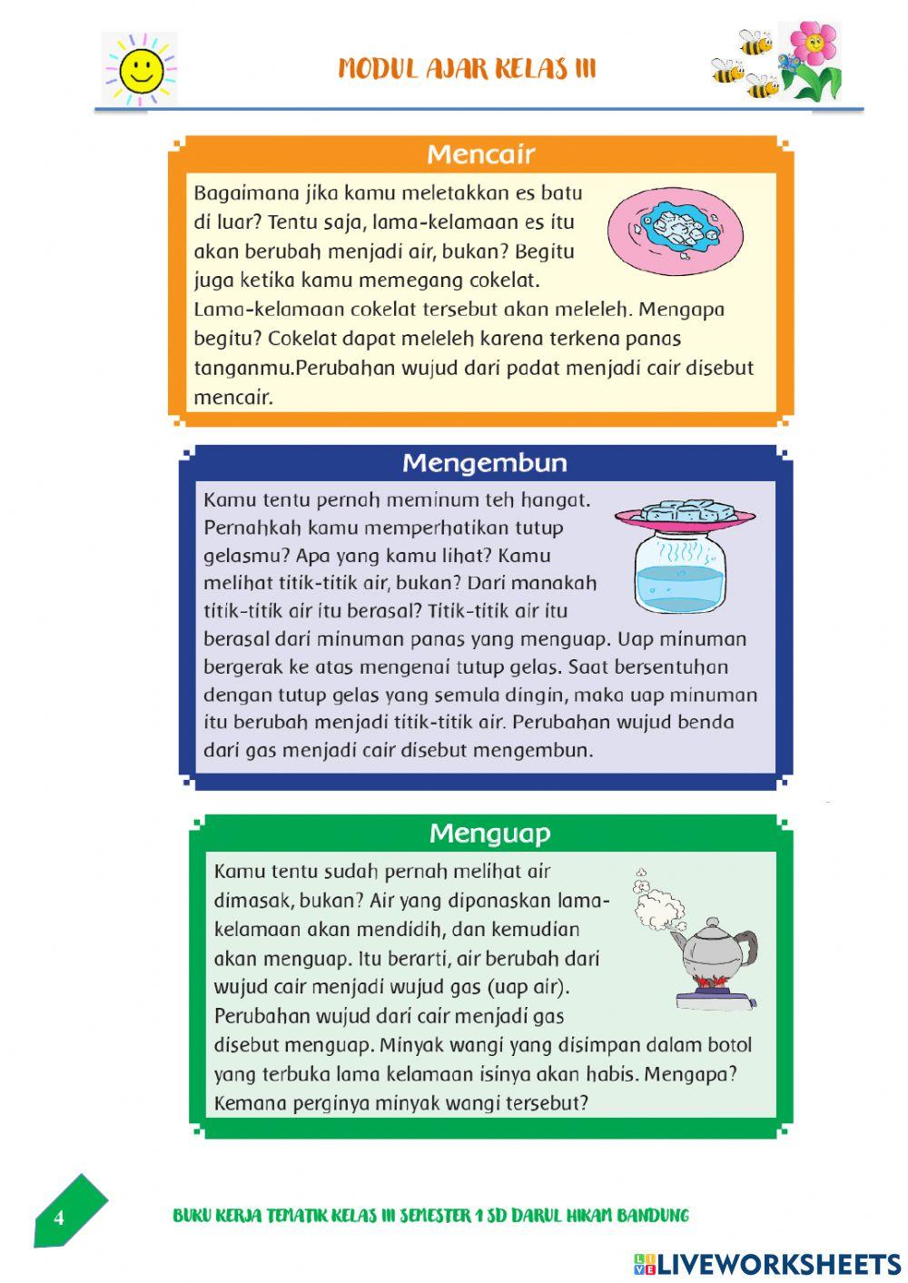 Wujud & Perubahan Benda