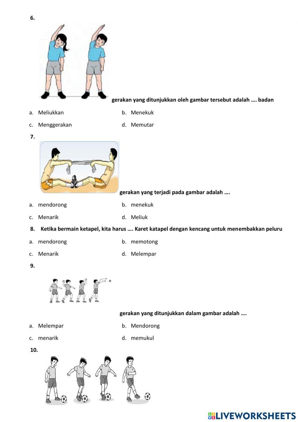 Penilaian Akhir Semester I Kelas 3 PJOK
