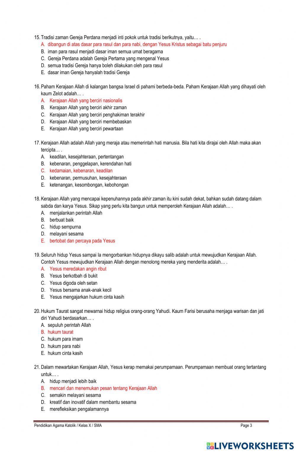 Pendidikan Agama Katolik