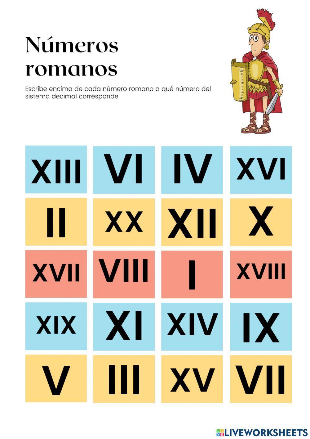 Números romanos Números romanos