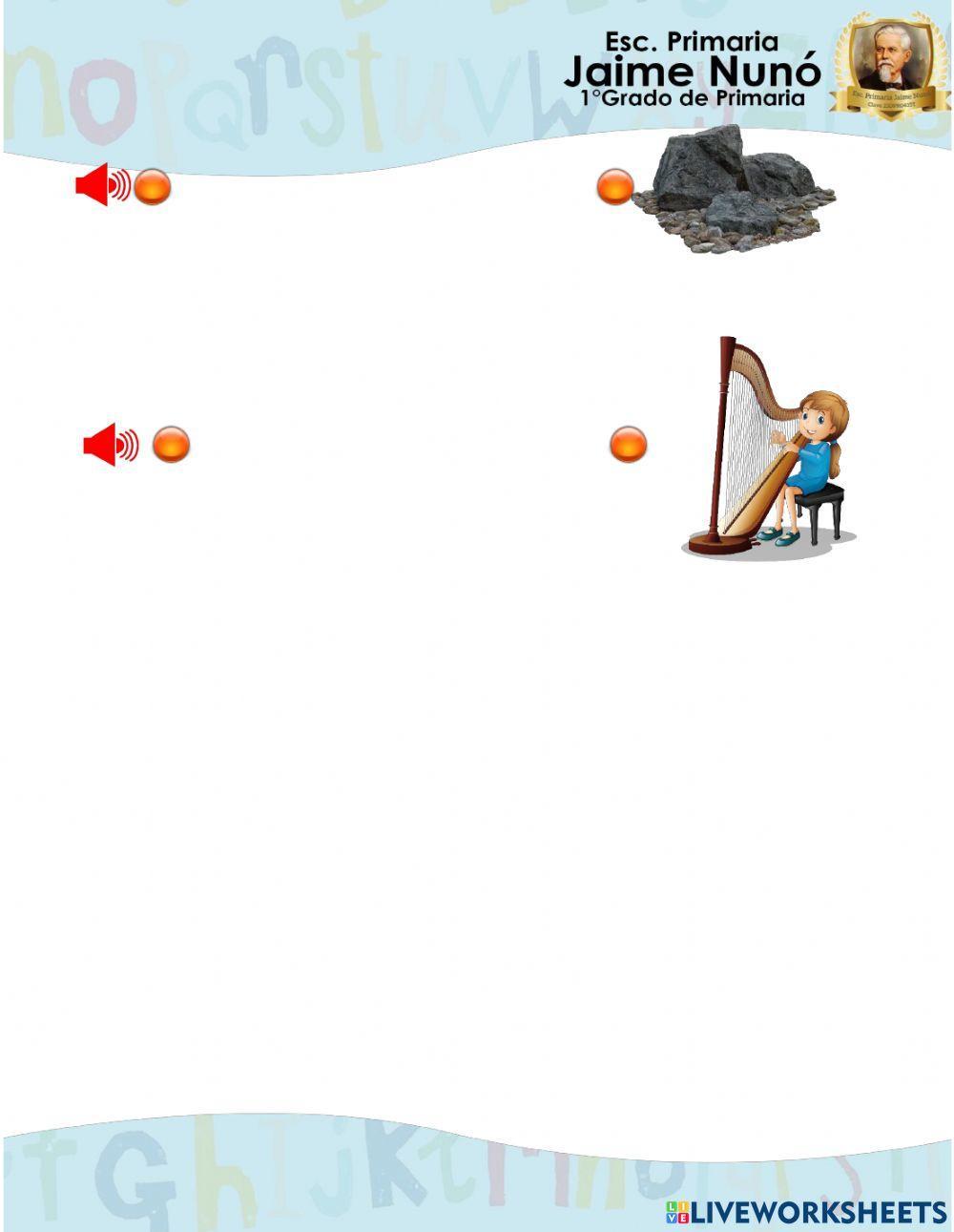 Une el audio con la imagen Letra C