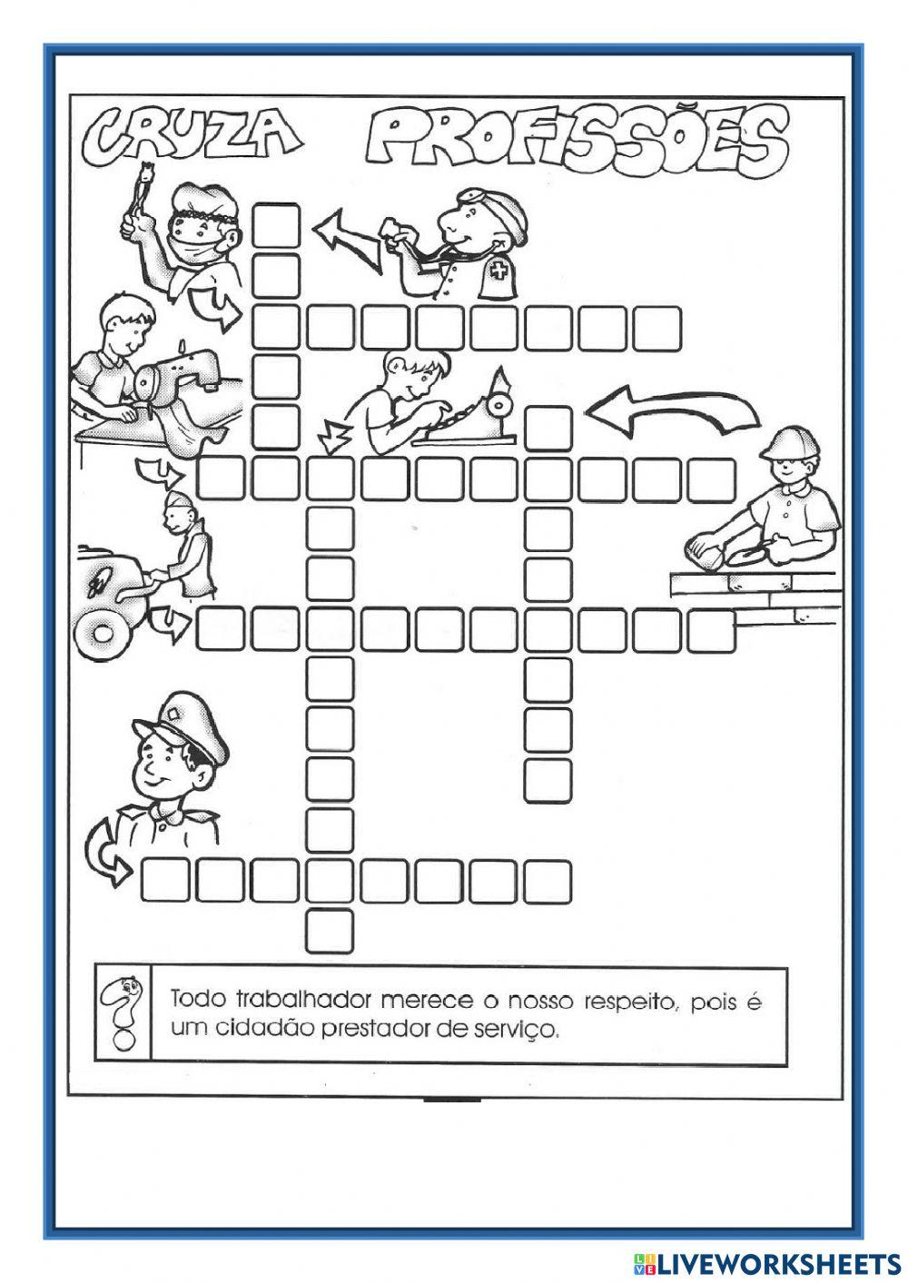 Atividades sobre profissões