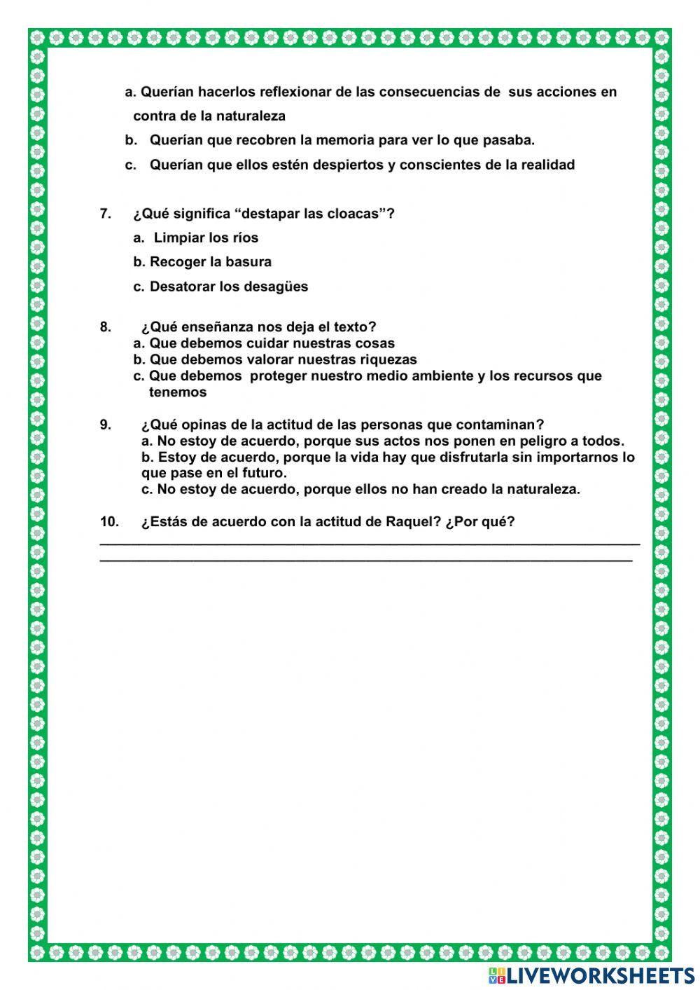 “El mundo de Raquel”