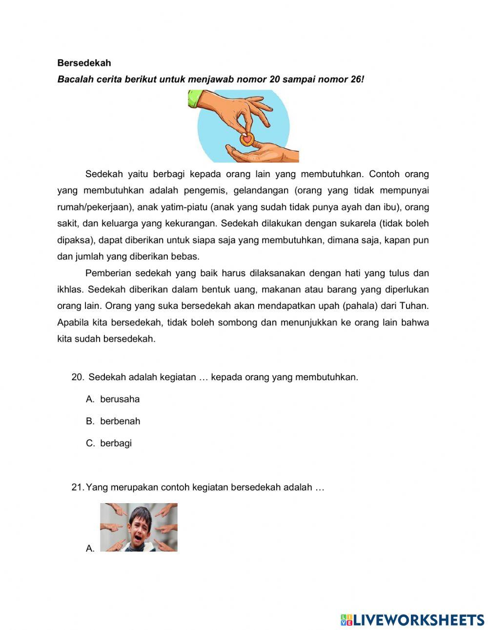 Latihan Ulangan Agama 1