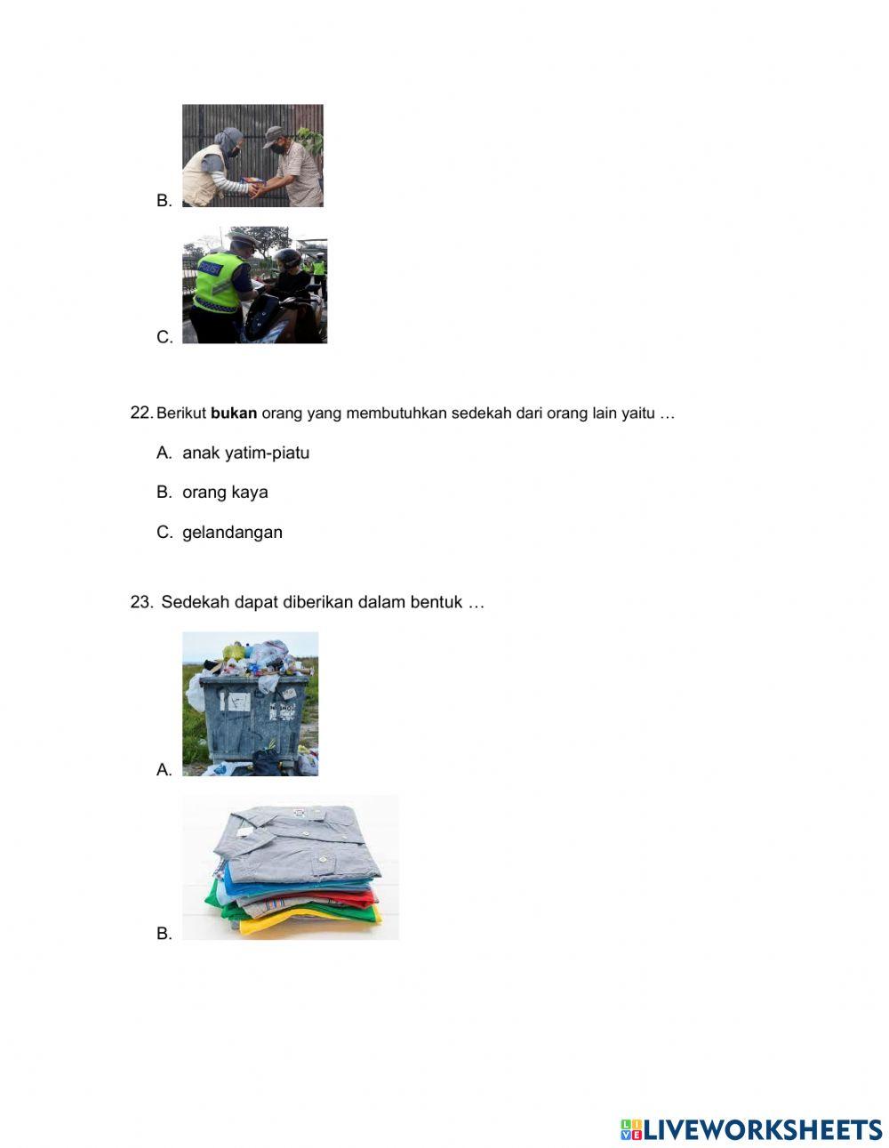 Latihan Ulangan Agama 1