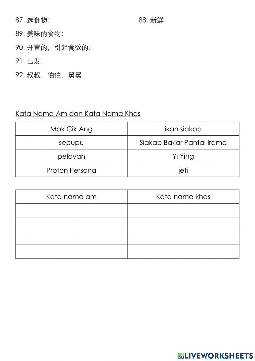 Bahasa melayu tahun 5 UNIT 1