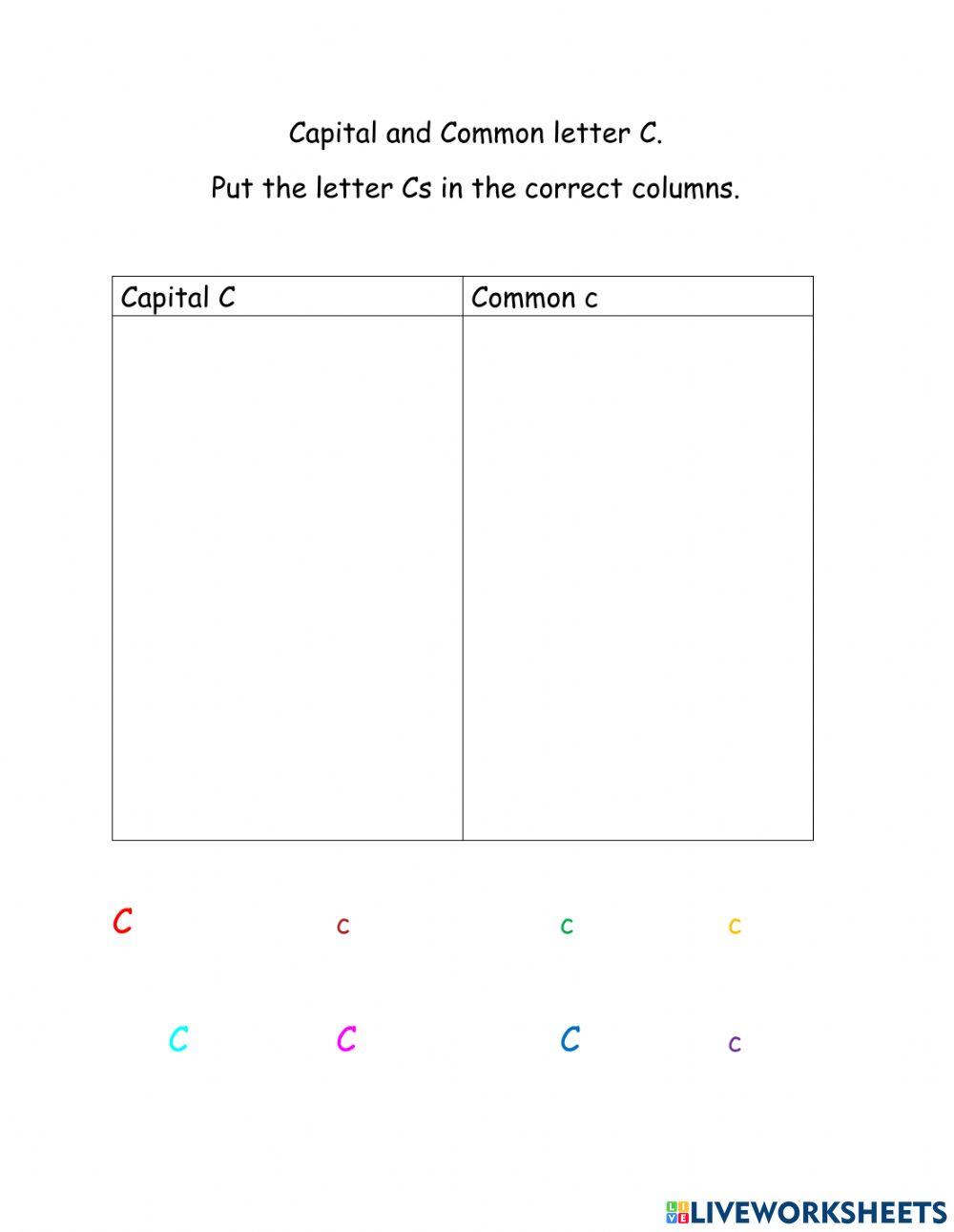 Capital and Common C