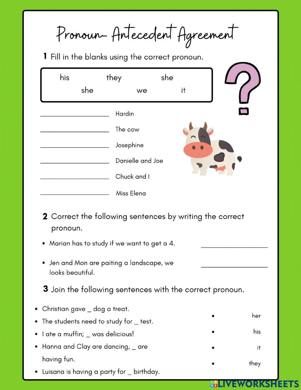 pronoun-antecedent-agreement-worksheet-live-worksheets