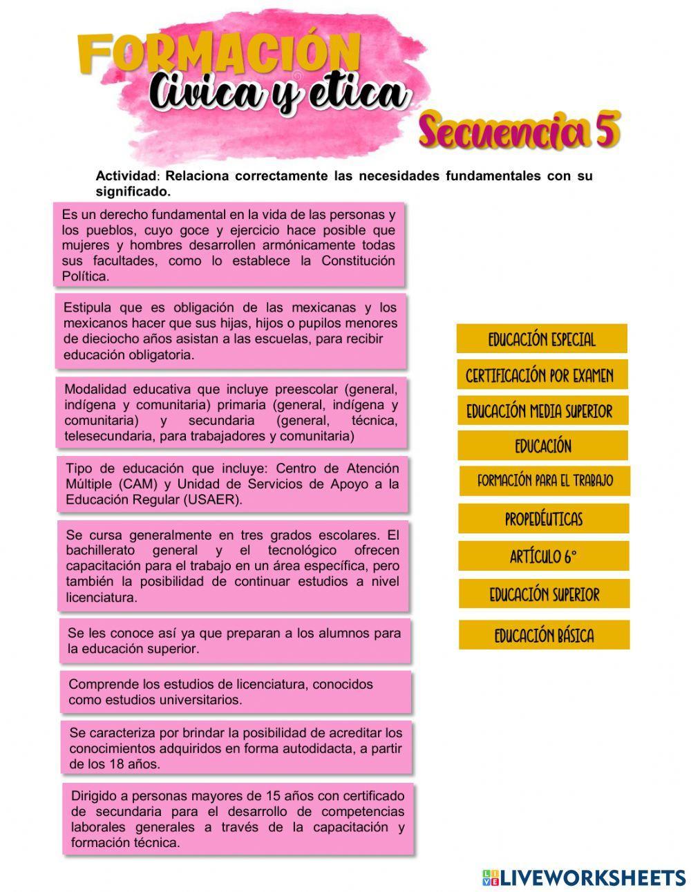 El derecho a la educación