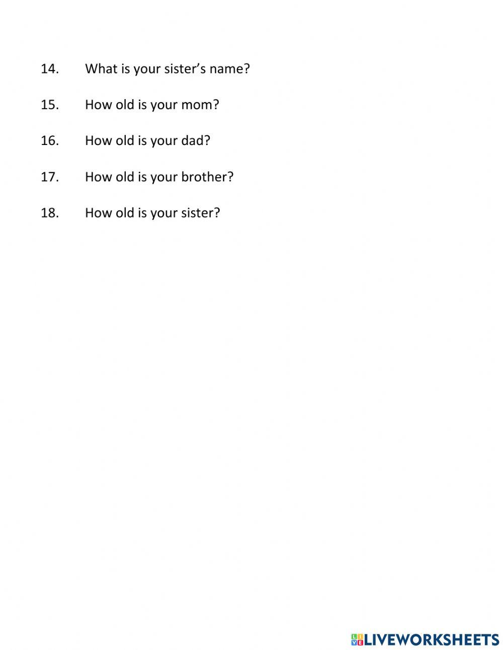 Personal information