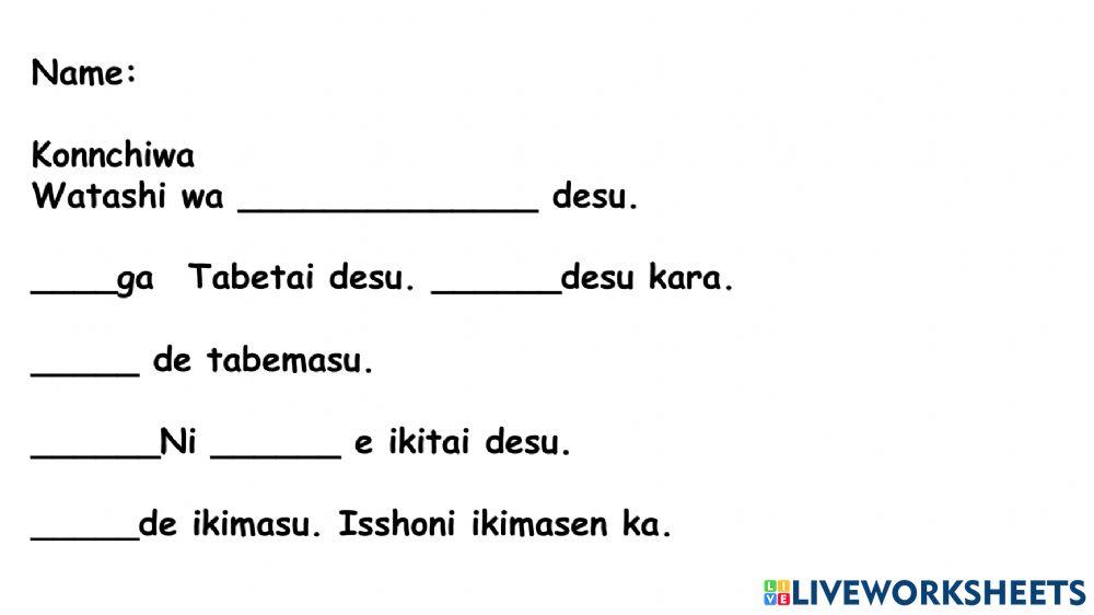 Nov 3 seatwork Tai Lesson