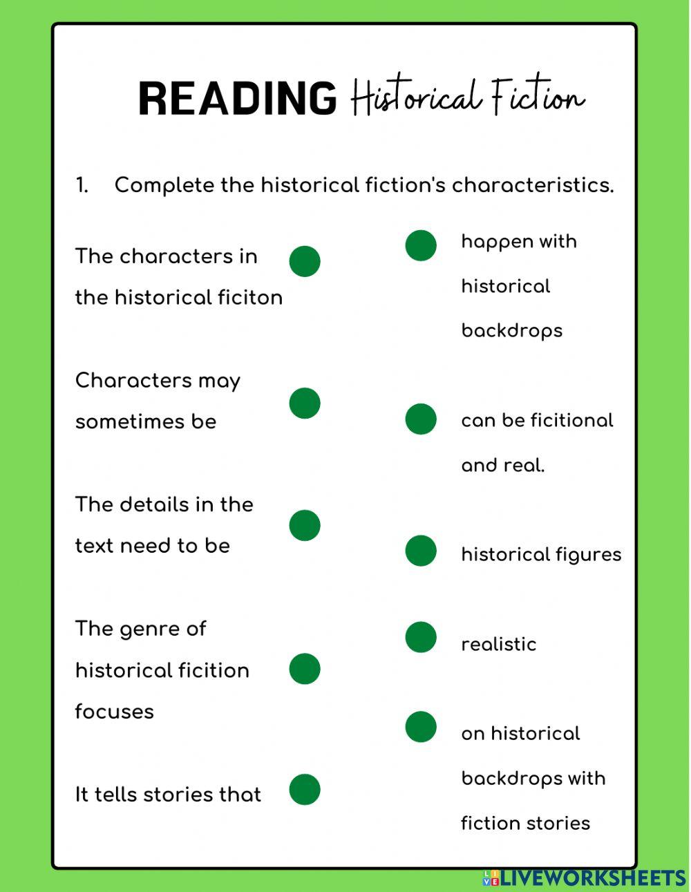 Historical Fiction - Predicting