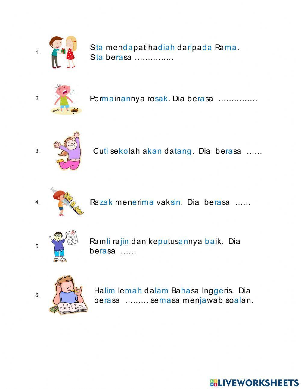 Perasaan - Emosi Tahun 3