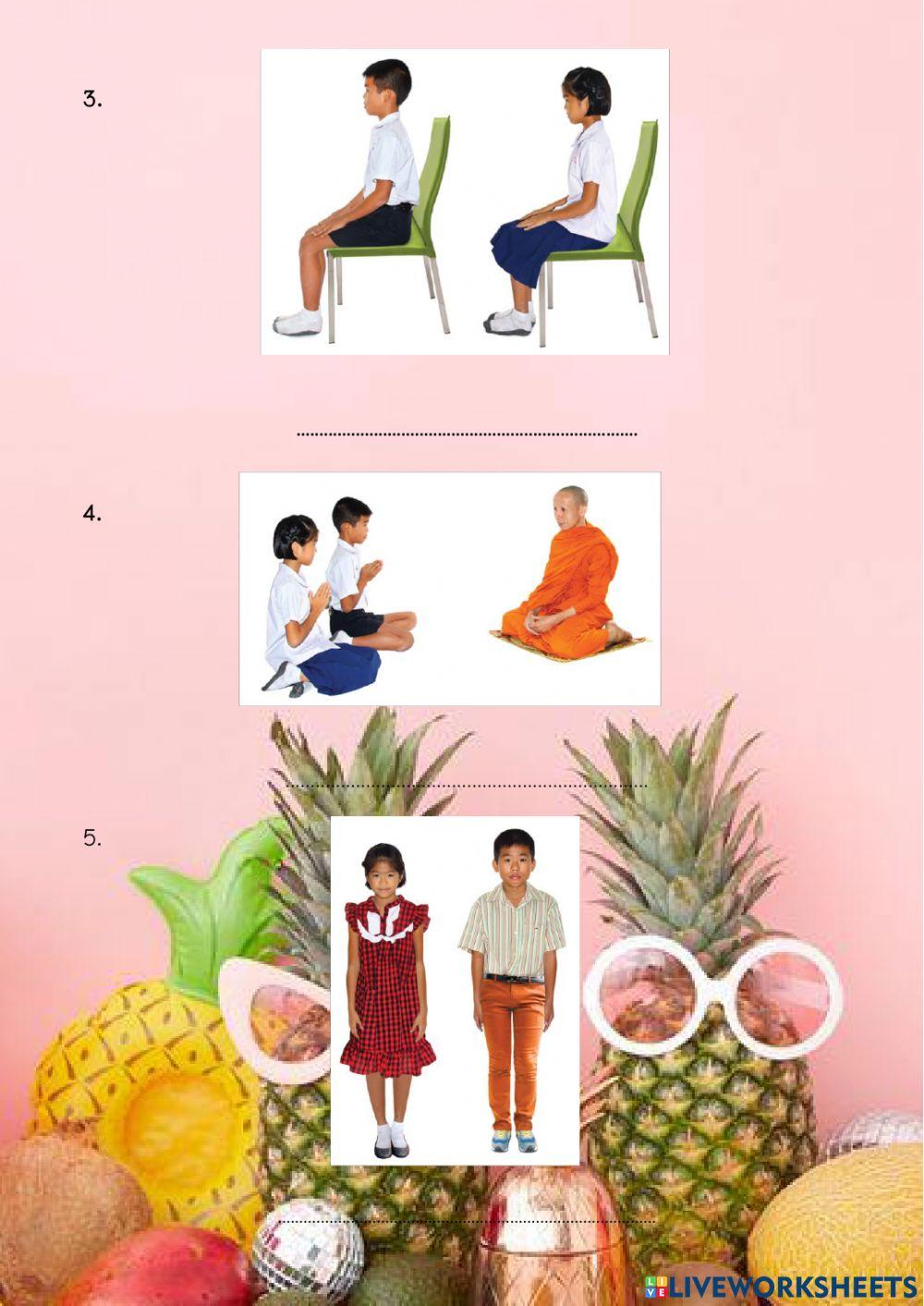 ป4ใบงานมารยาทไทย