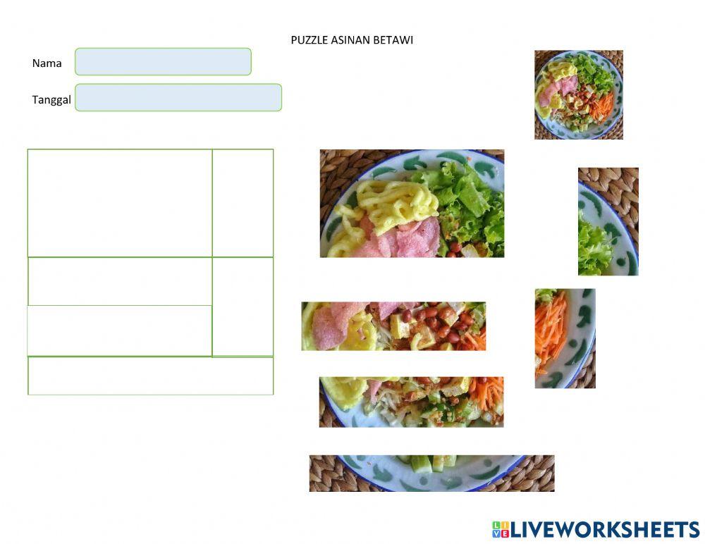 Puzzle asinan betawi