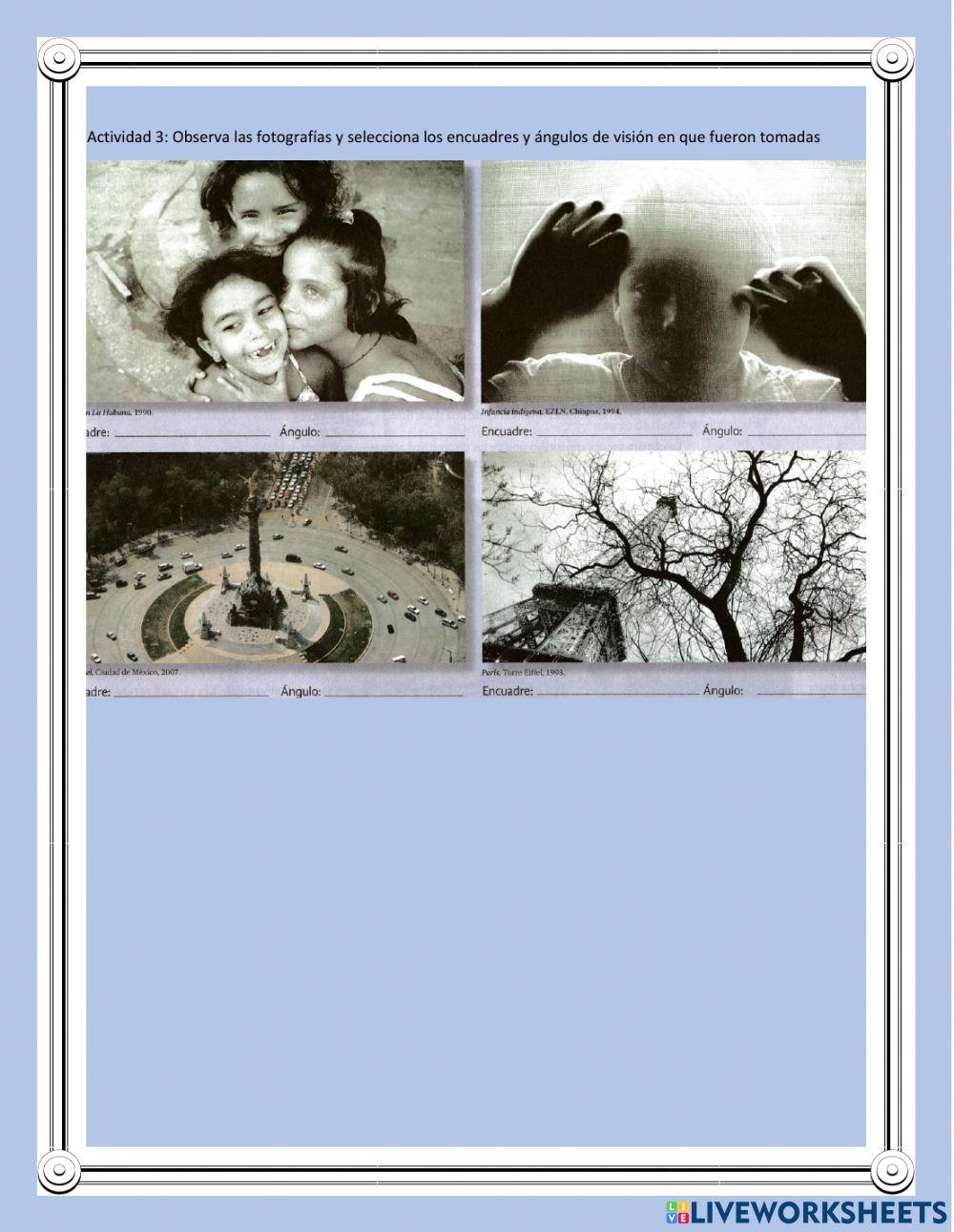 Encuadre y ángulo de visión