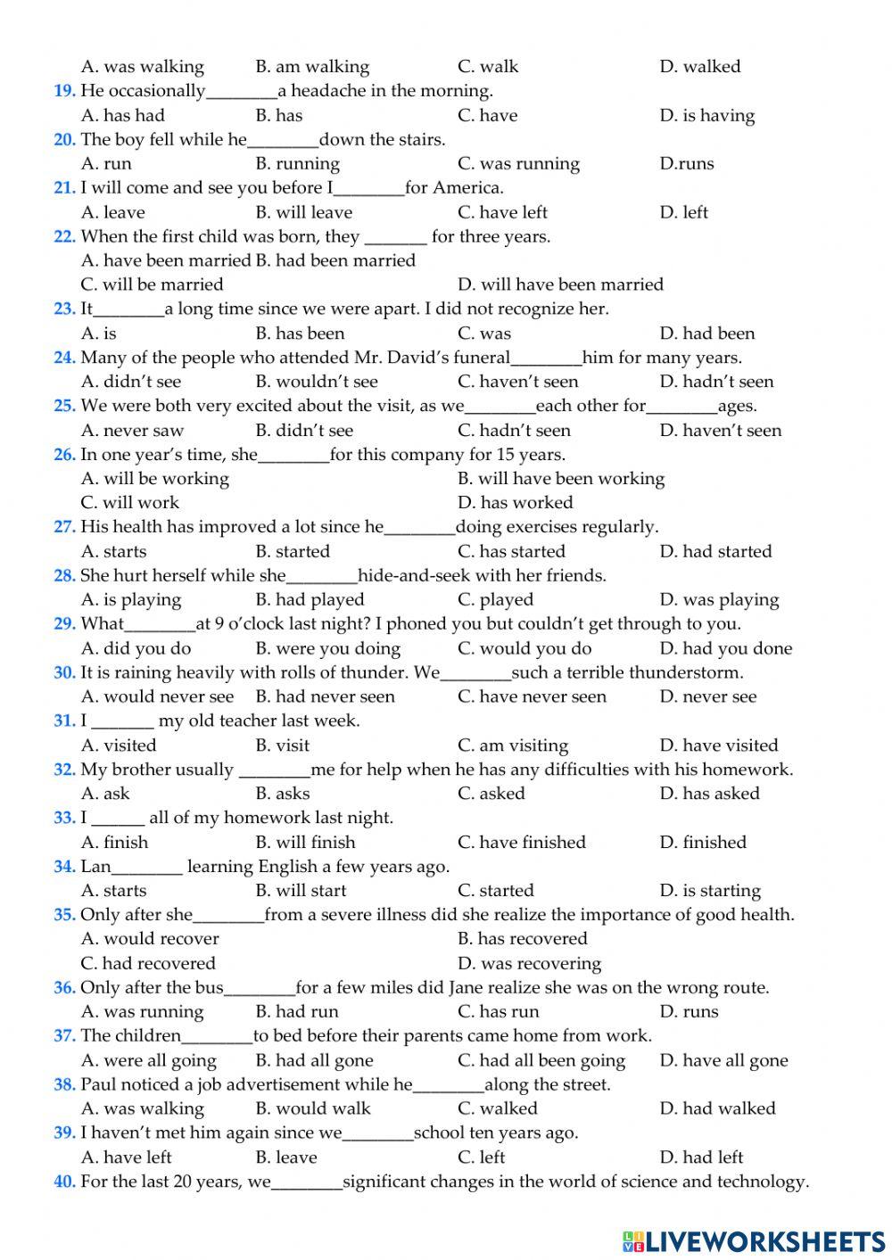 Write the correct answer a,b,c,d into the box