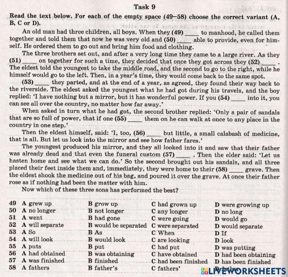 ZNO Use of English 11