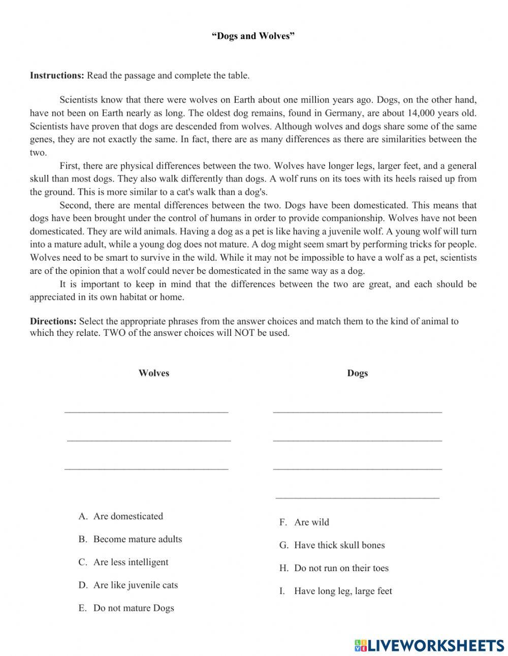 Living Things Part 2