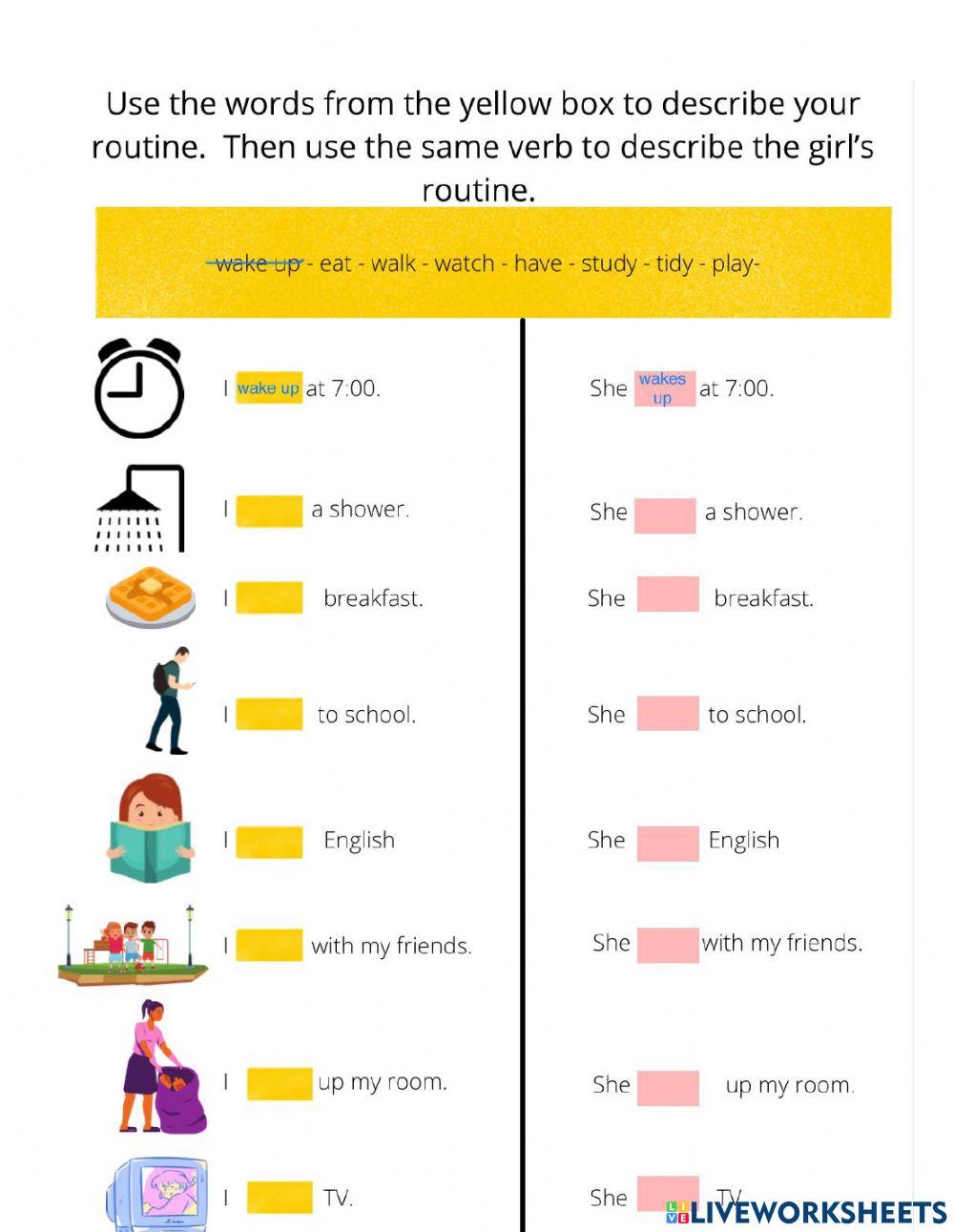 Present Simple Affirmative